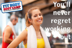 Portrait of a young woman in a fitness club