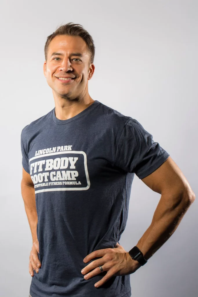 Fit body boot camp franchisee smiling